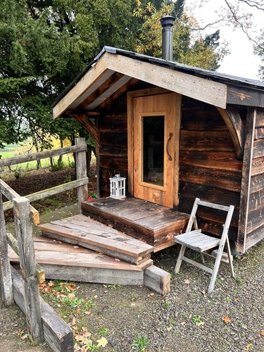 Handmade sauna people wood - 8,